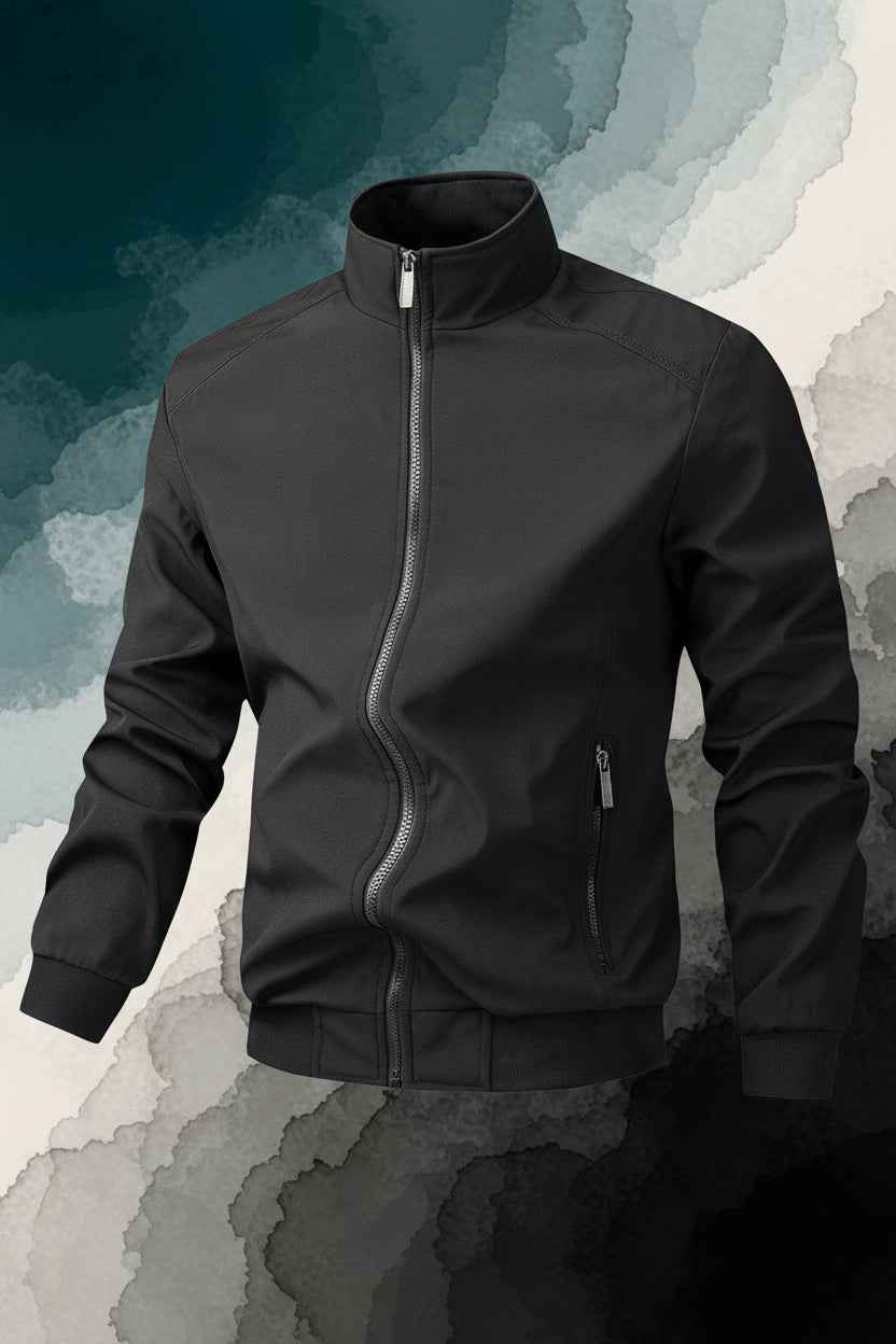 Elevate Your Look with the MayneAttraction Stand-Collar Zip Jacket for Men
