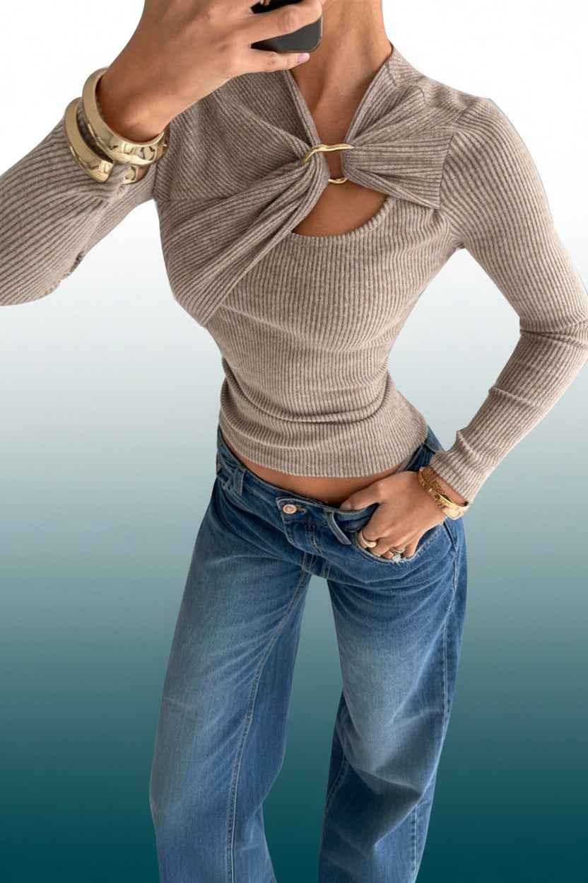 MayneAttraction Luxe Knit Base Layer Top