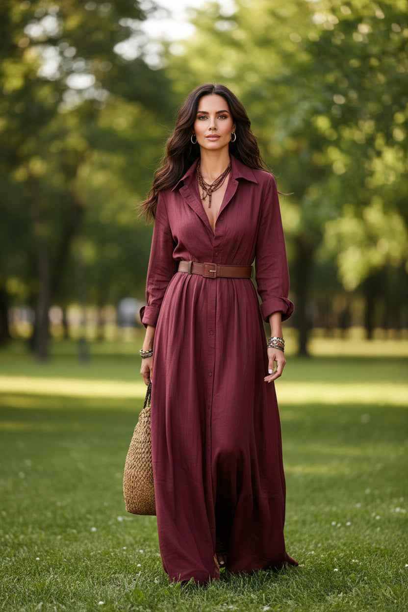Elevate Your Style with the Perfect Belted Maxi Dress for Women