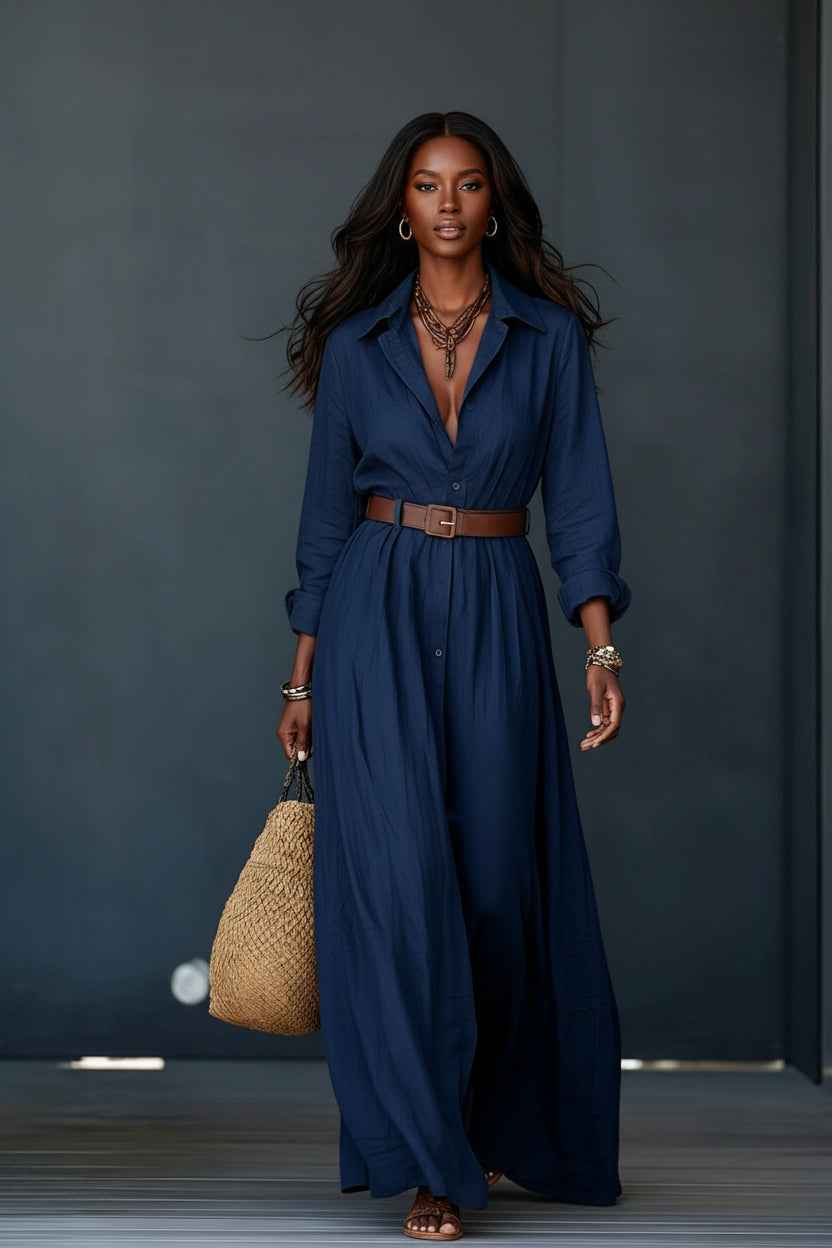 Elevate Your Style with the Perfect Belted Maxi Dress for Women
