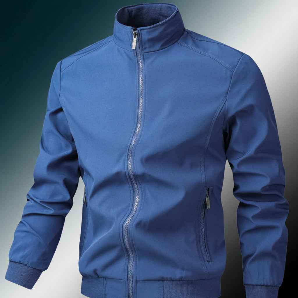 Elevate Your Look with the MayneAttraction Stand-Collar Zip Jacket for Men
