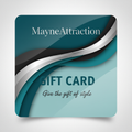 MayneAttraction gift card design