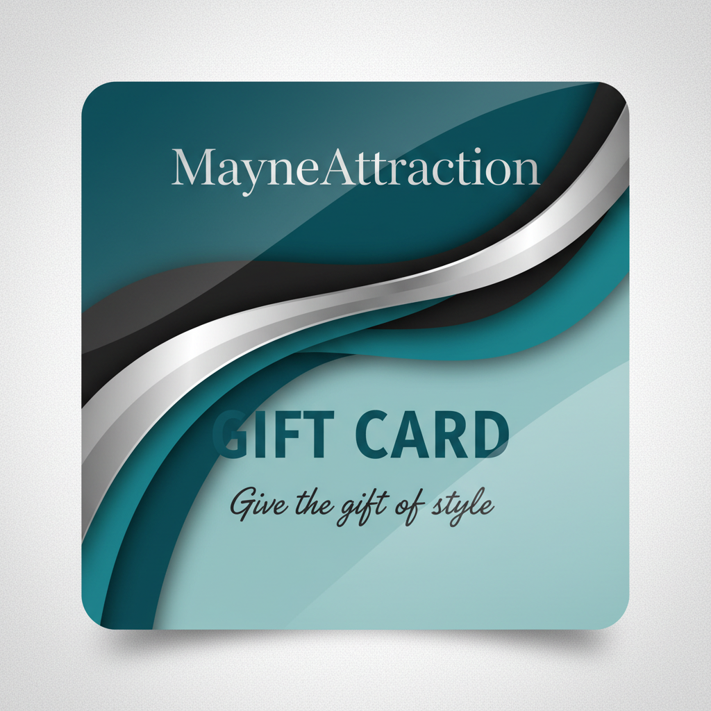MayneAttraction gift card design